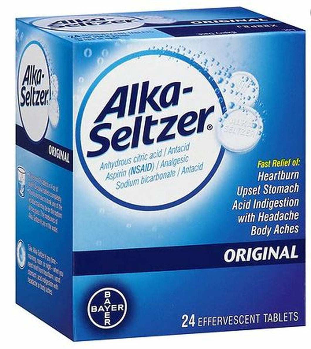 ALKA-SELTZER ORIGINAL TABLET 24CT