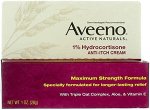 AVEENO CREAM ANTI ITCH 1% HYDROCORT 1OZ