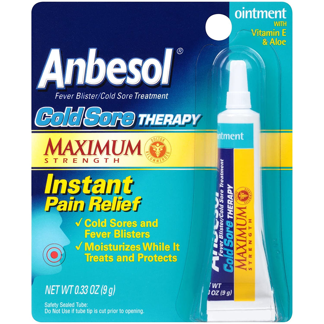 ANBESOL GEL COLD SORE THERAPY 0.33OZ