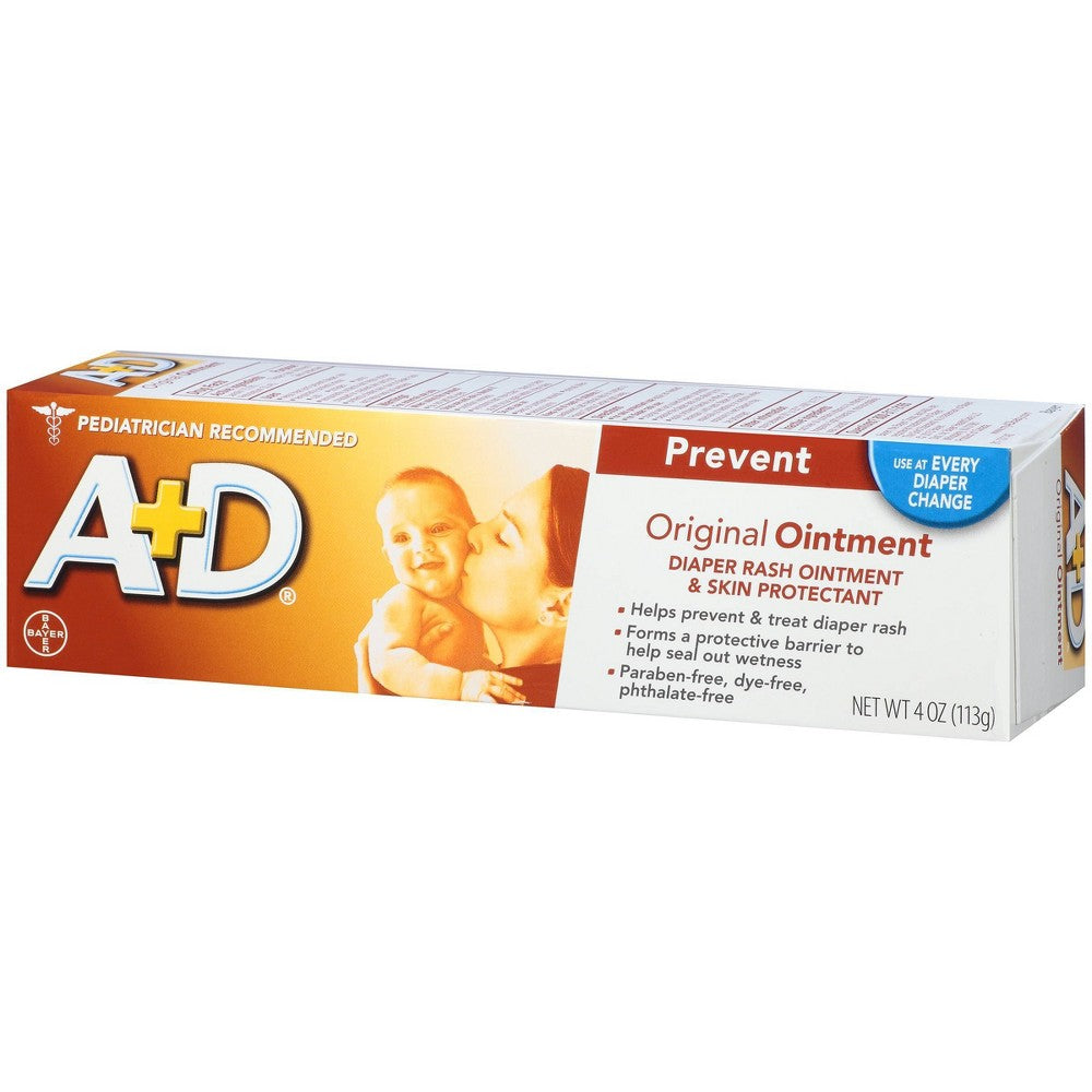 A&D Medicated Zinc Oxide Diaper Rash Cream, 1.5 oz