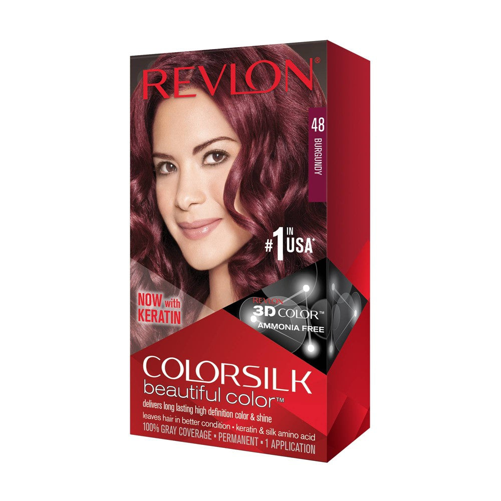 Revlon - ColorSilk 48 Burgundy Permanent Hair Color