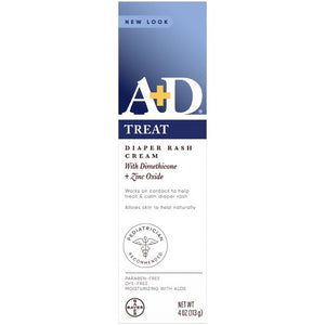 A+D MEDICATED ZINC OXIDE CREAM 4OZ