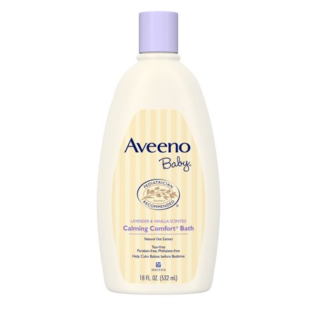 Aveeno Baby Calming Comfort Tear Free Bath, Hypoallergenic, 18 fl oz