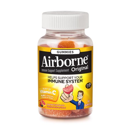 AIRBORNE IMMUNE SUPPORT GUMMY 42CT